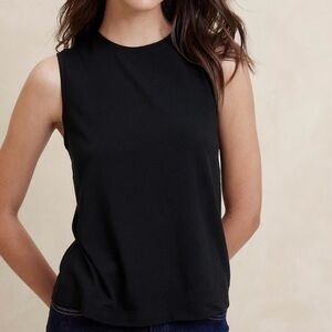NWT Banana Republic black tank top, M
